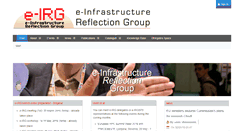 Desktop Screenshot of e-irg.eu