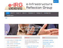Tablet Screenshot of e-irg.eu